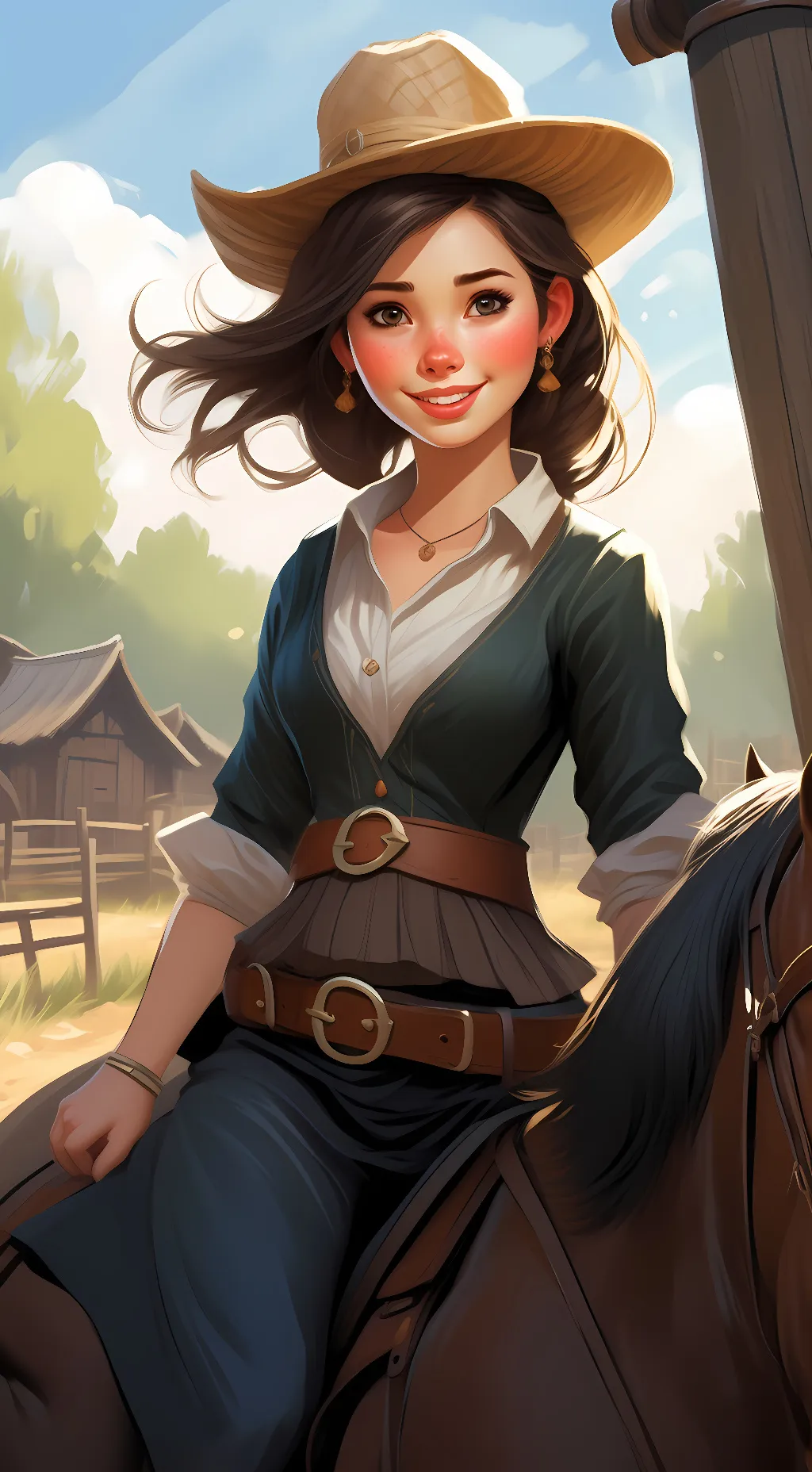 ai character: leiah background