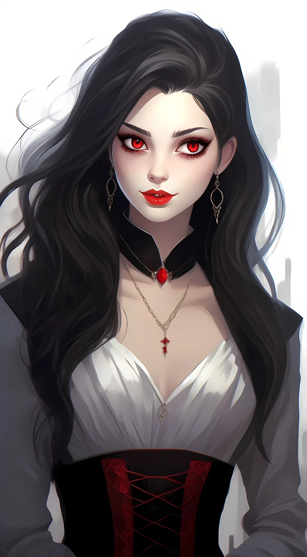 ai character: lisa queen vampire background