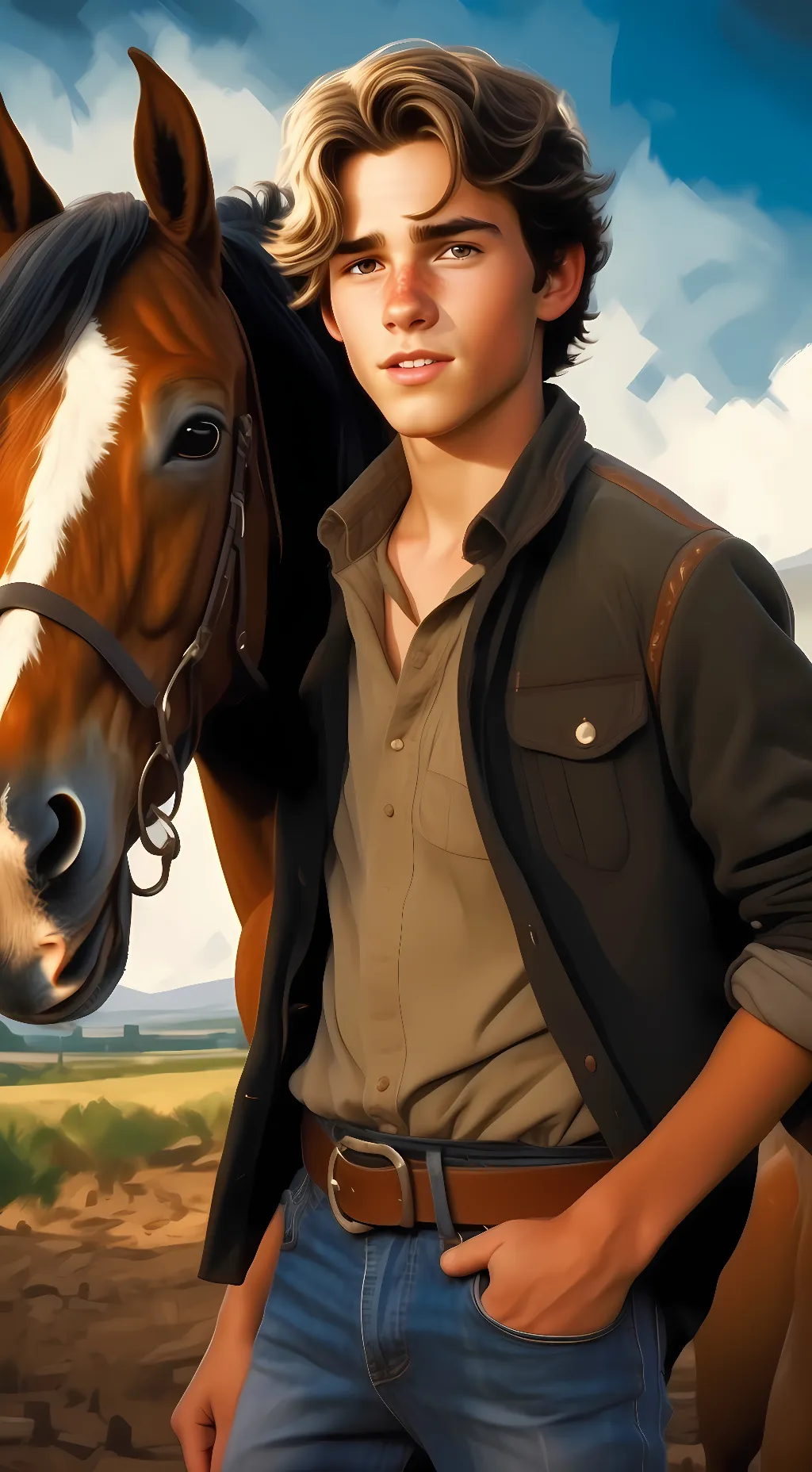 ai character: Tex MCcormick background