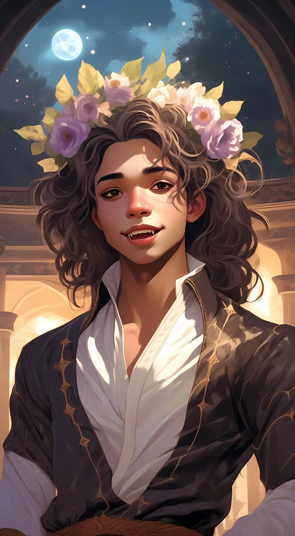 ai character: Adonis background