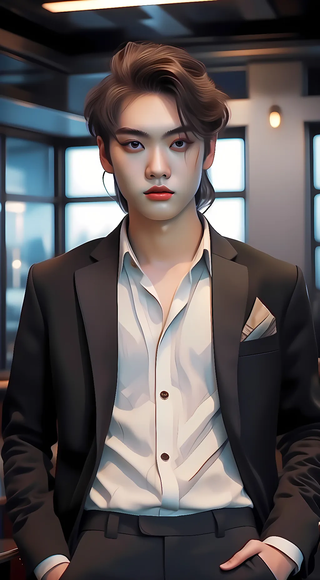 ai character: Boss Chaikamon background