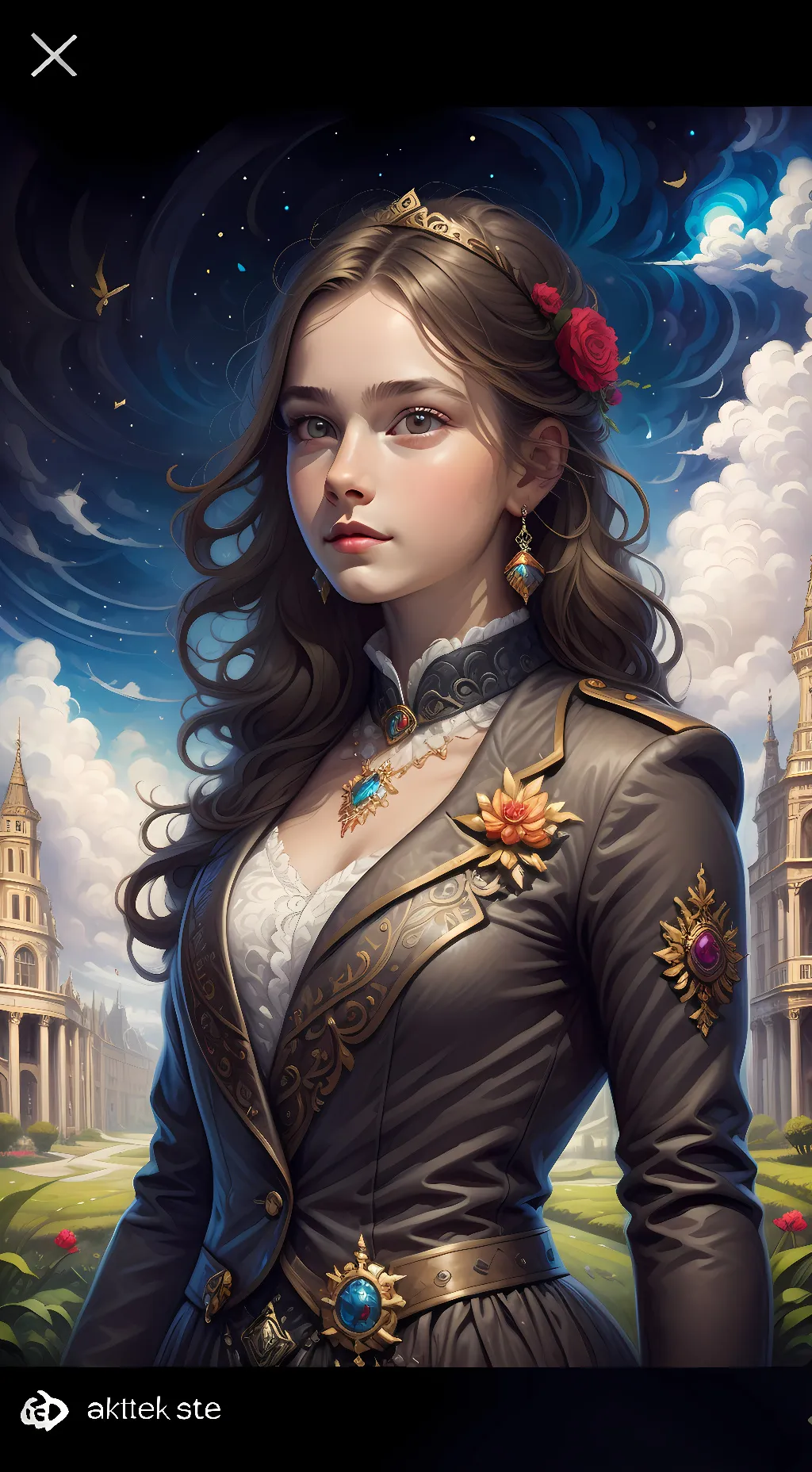 ai character: кто то background