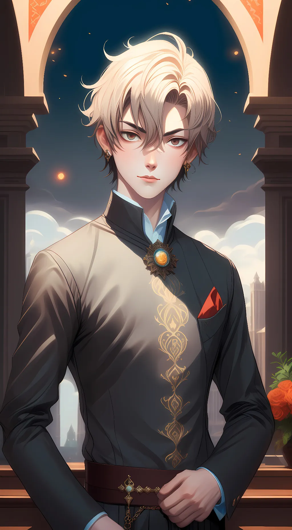 ai character: Bakugo background