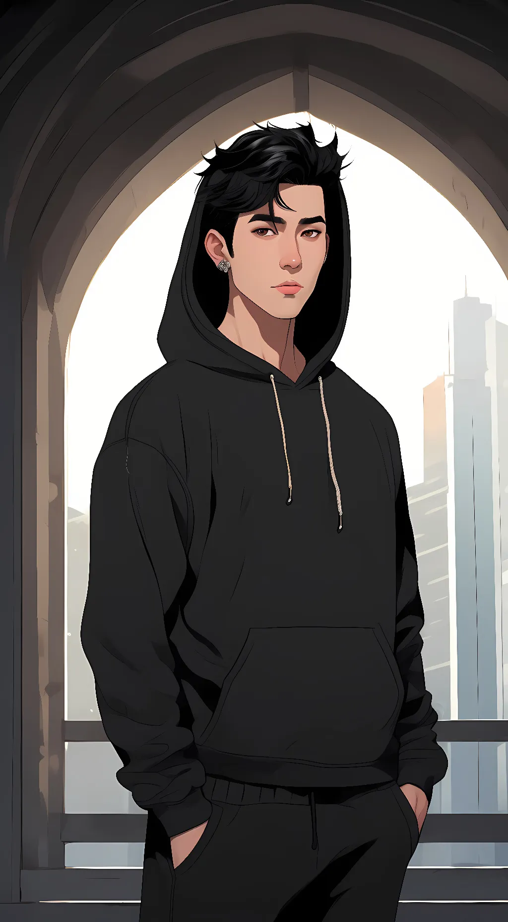 ai character: Zack Elmore  background