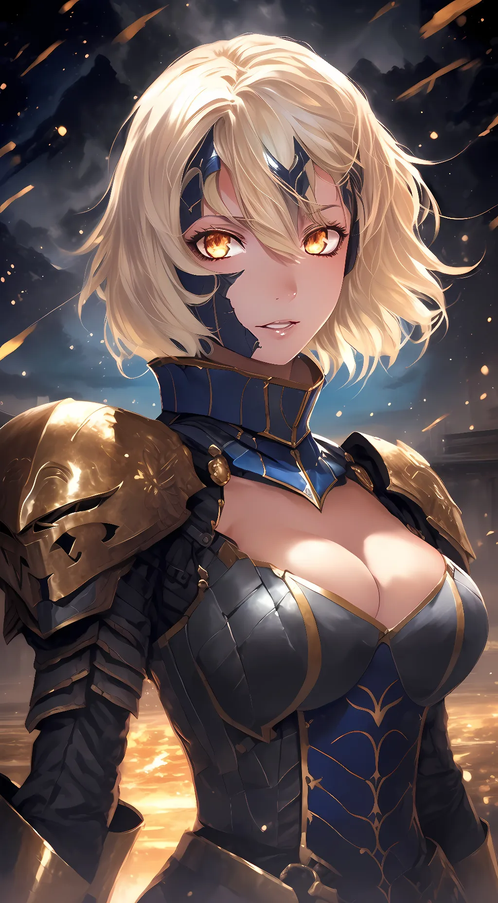ai character: Jeanne d'Arc background