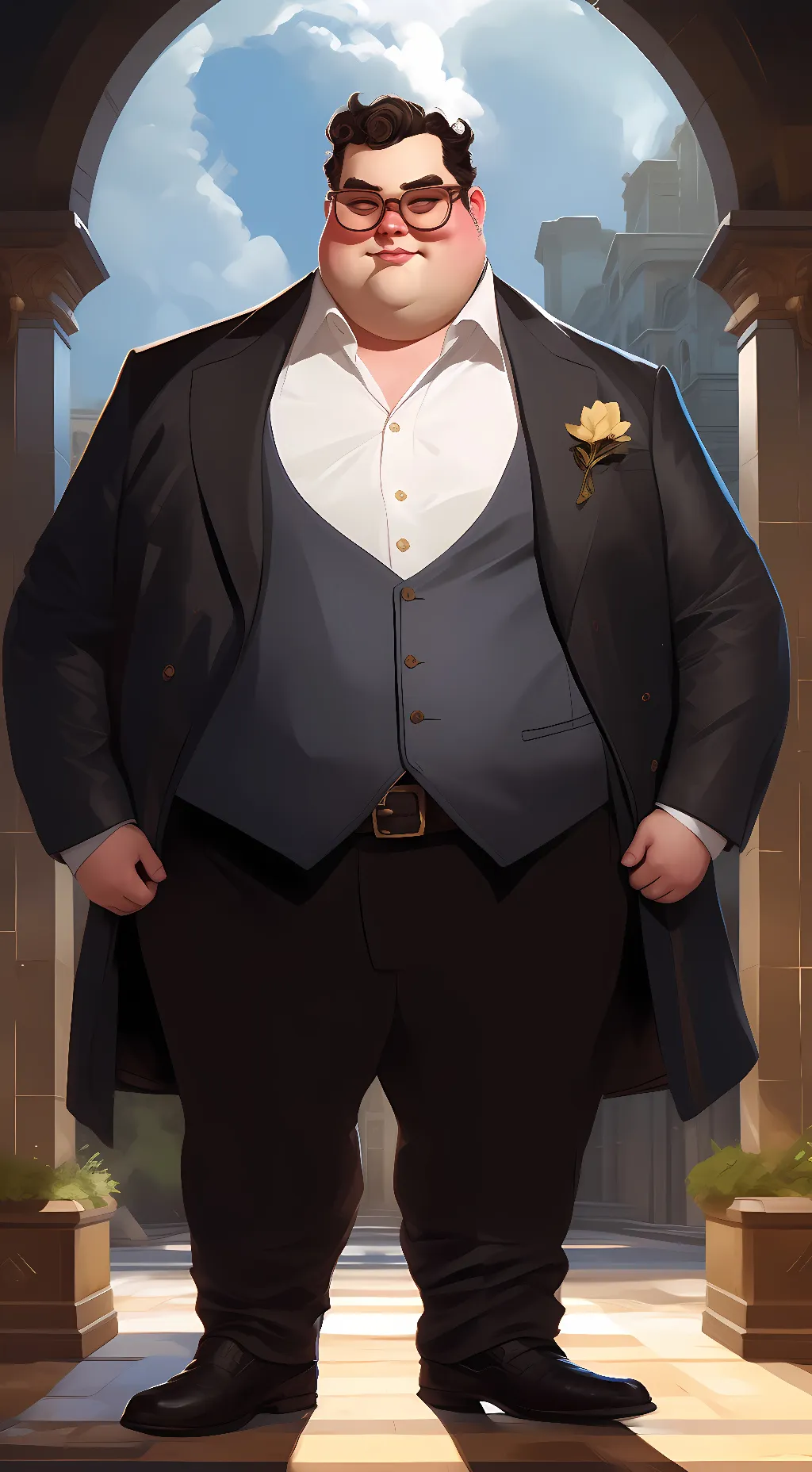 ai character: Kick face background