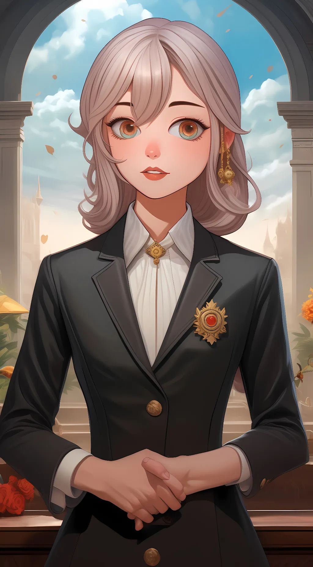 ai character: emily background