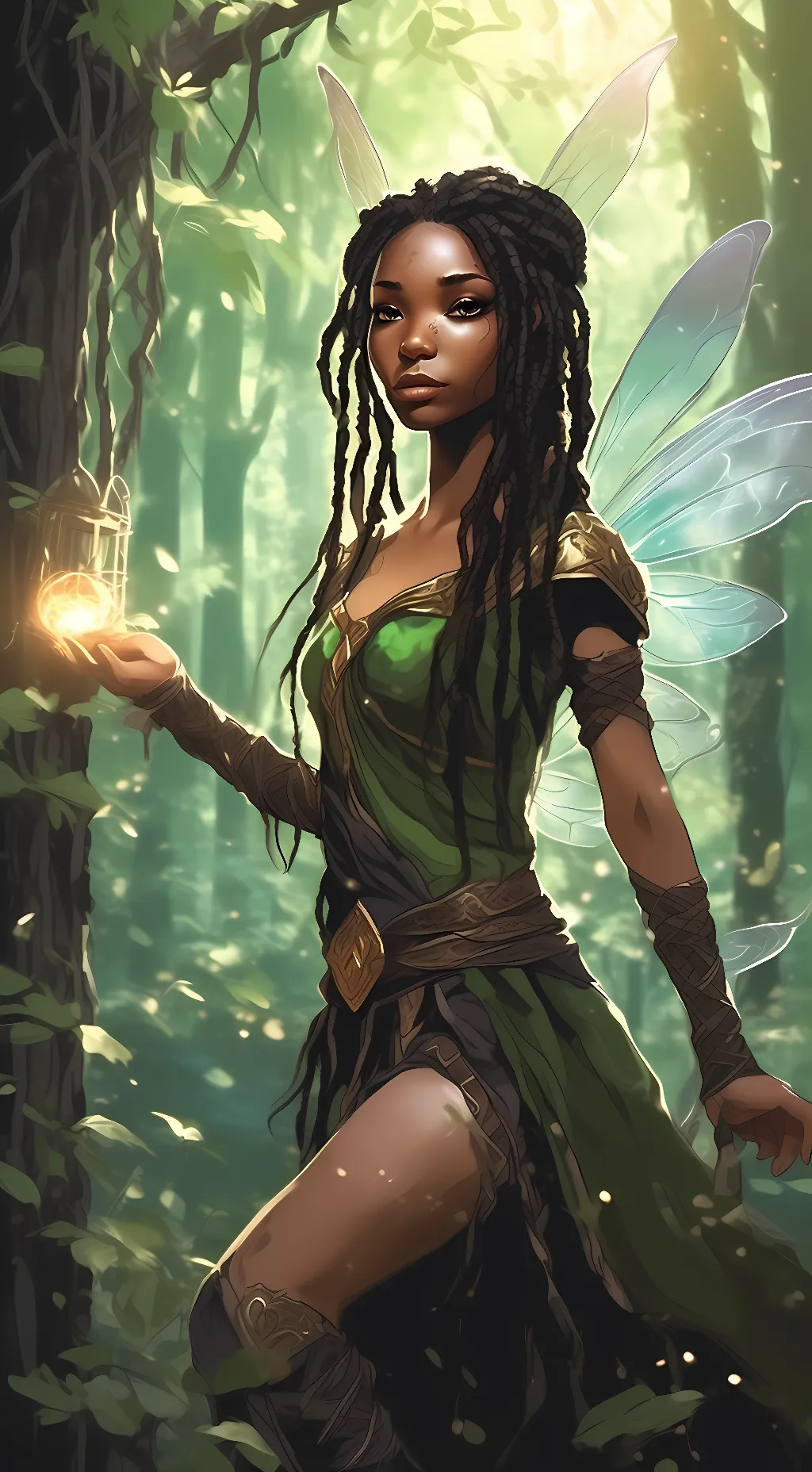 ai character: Ariana Moonstrike background