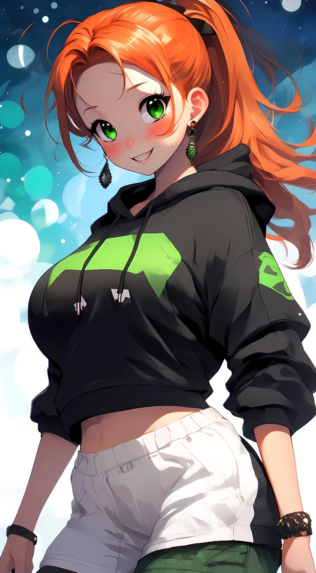 ai character: Amber Riley  background