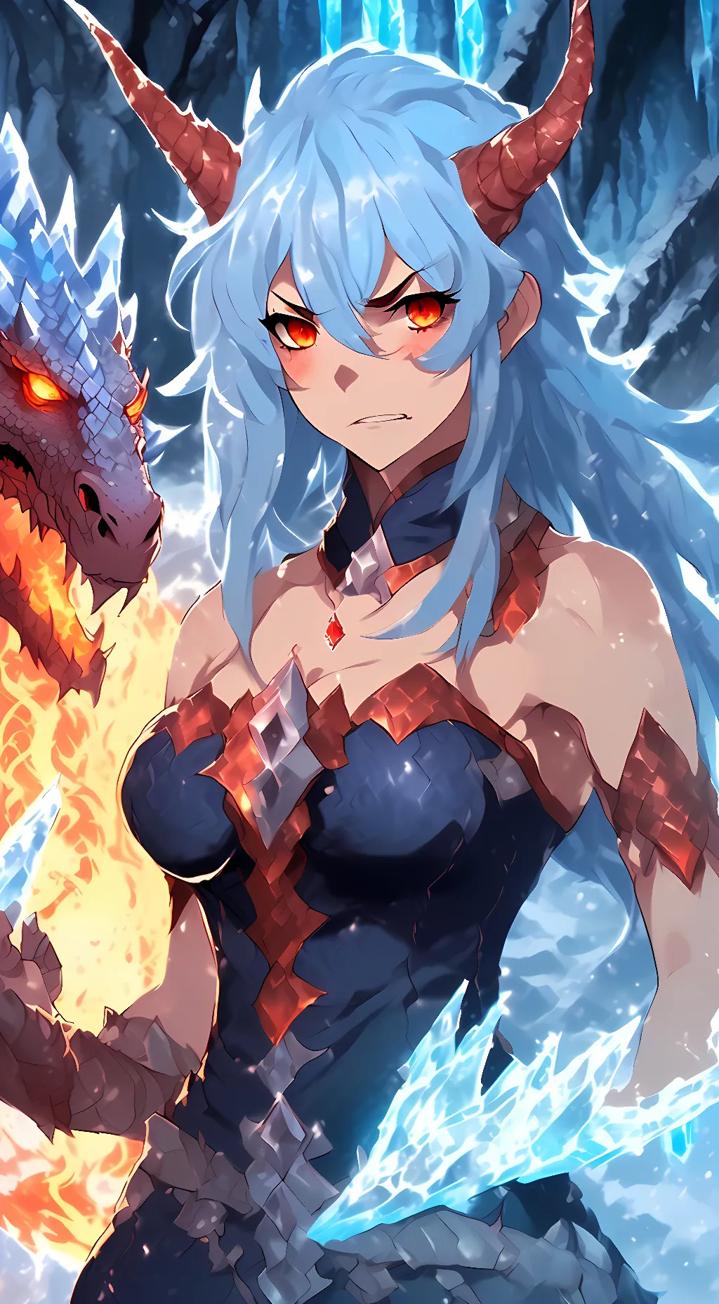 Talkie AI - Chat with dragon of ice fire