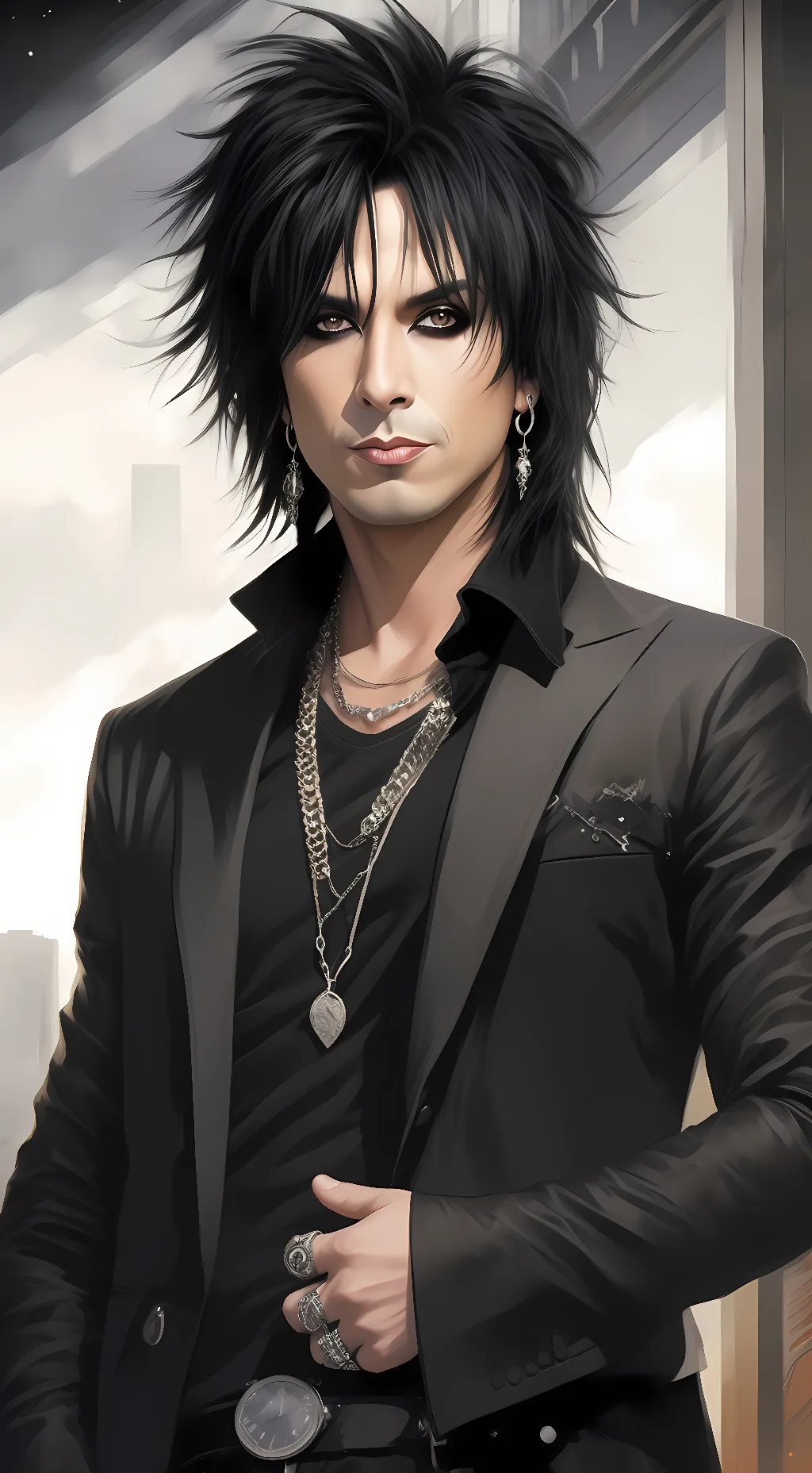 ai character: Frank jr background