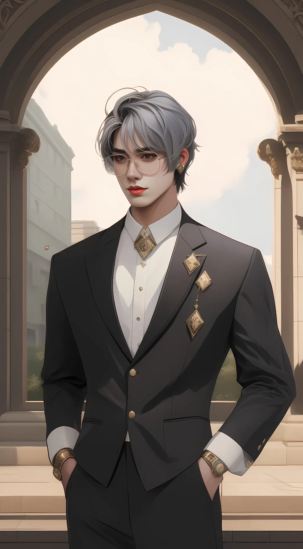 ai character: Mr. Lane  background