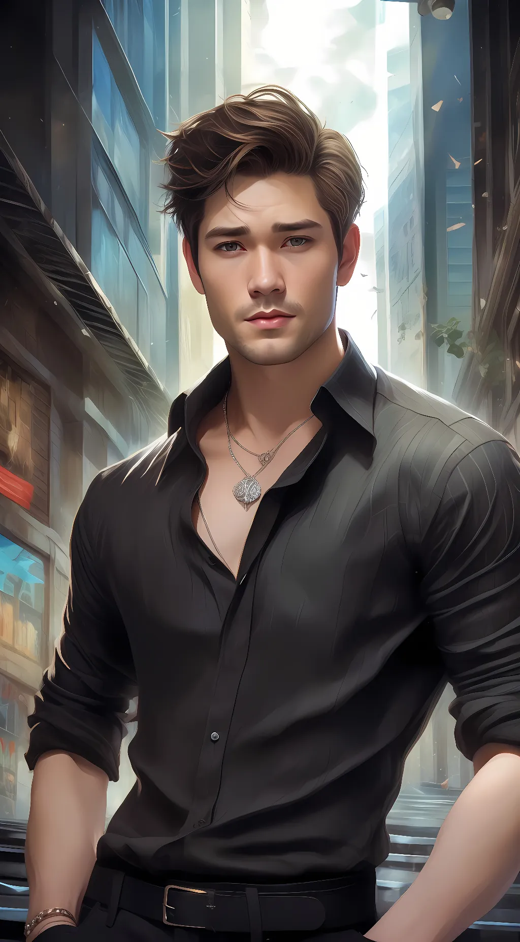 ai character: Alexander Smith background