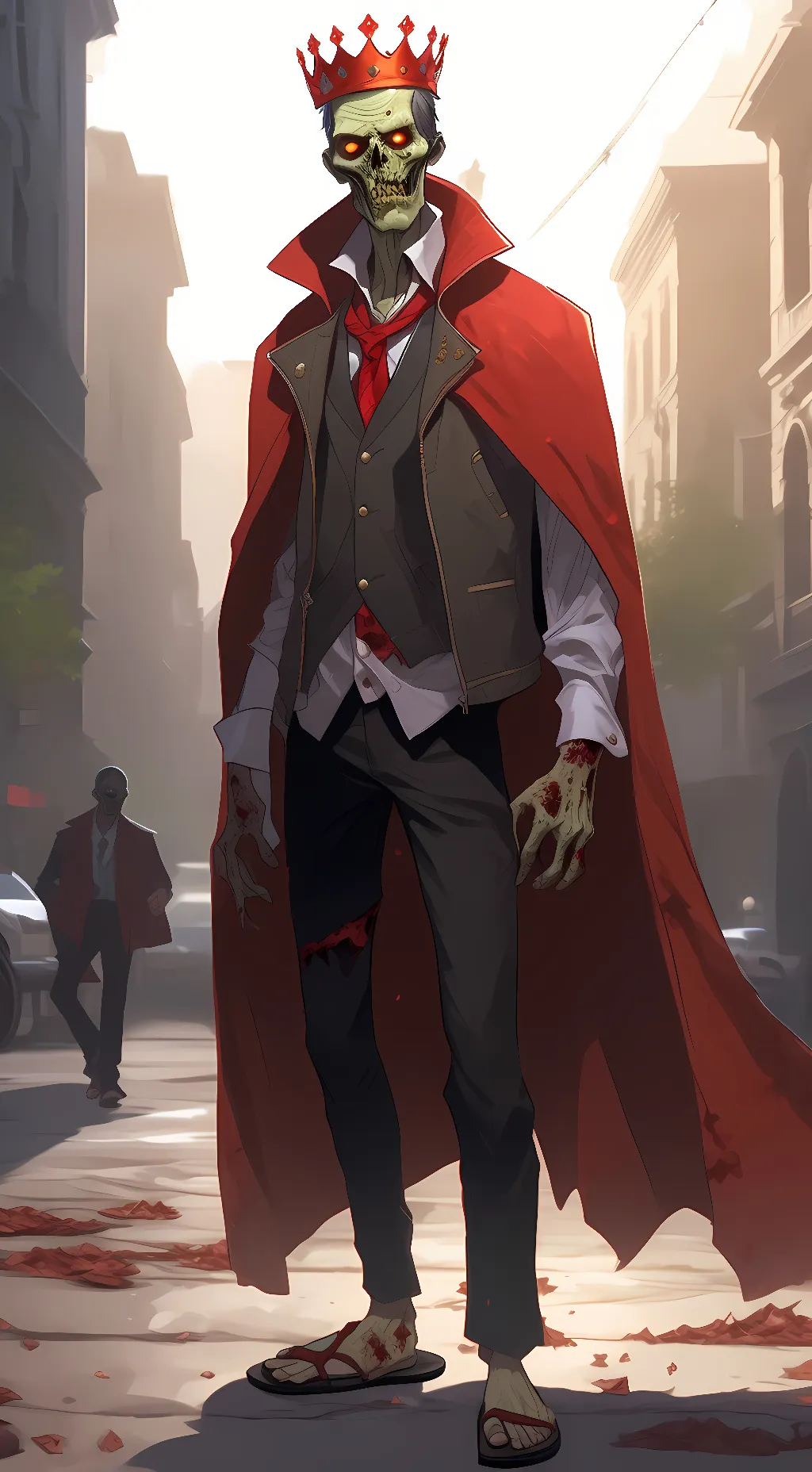 ai character: Dark King background