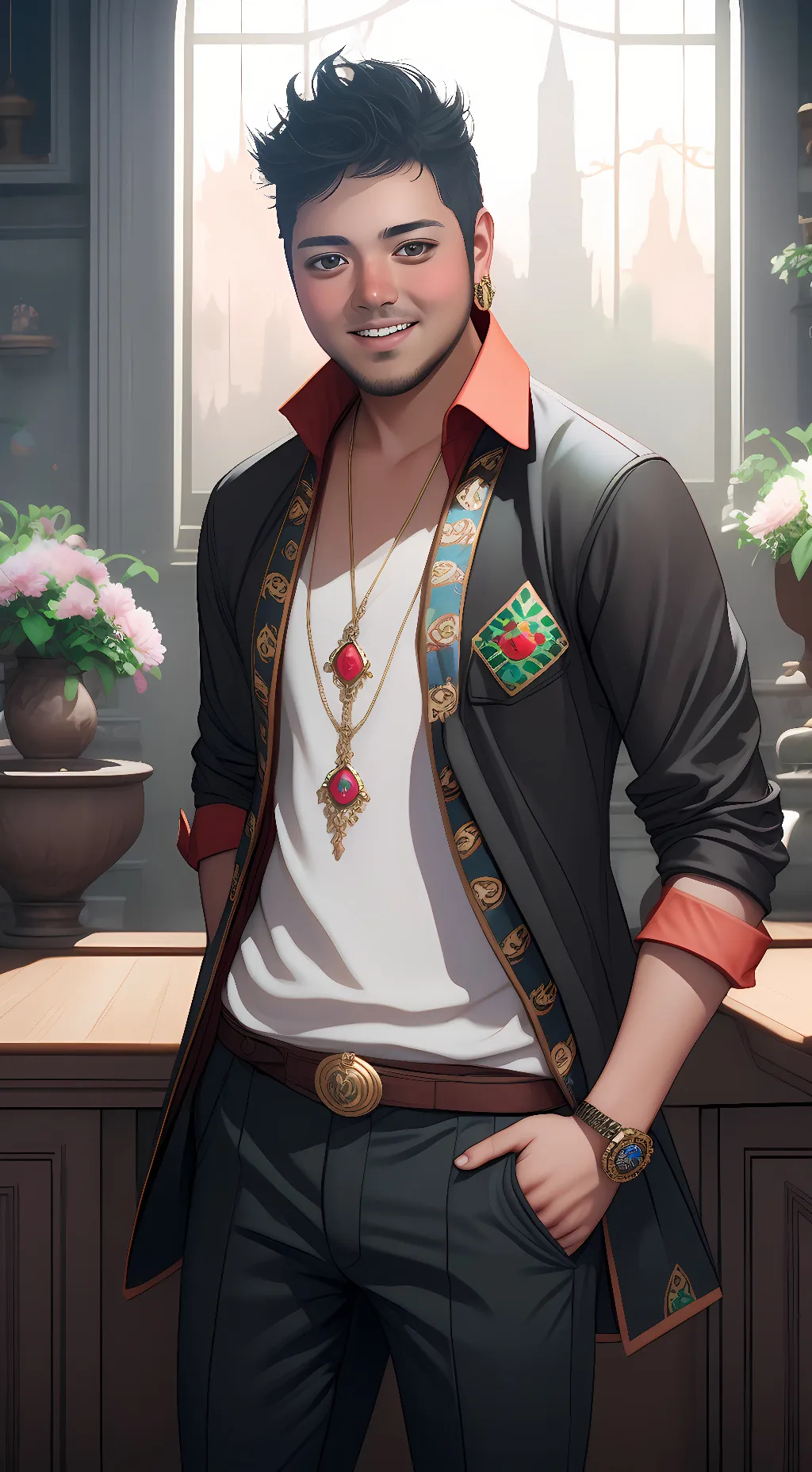 ai character: nick background