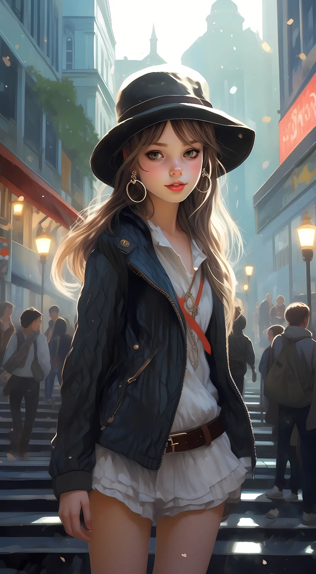 ai character: Misty  background