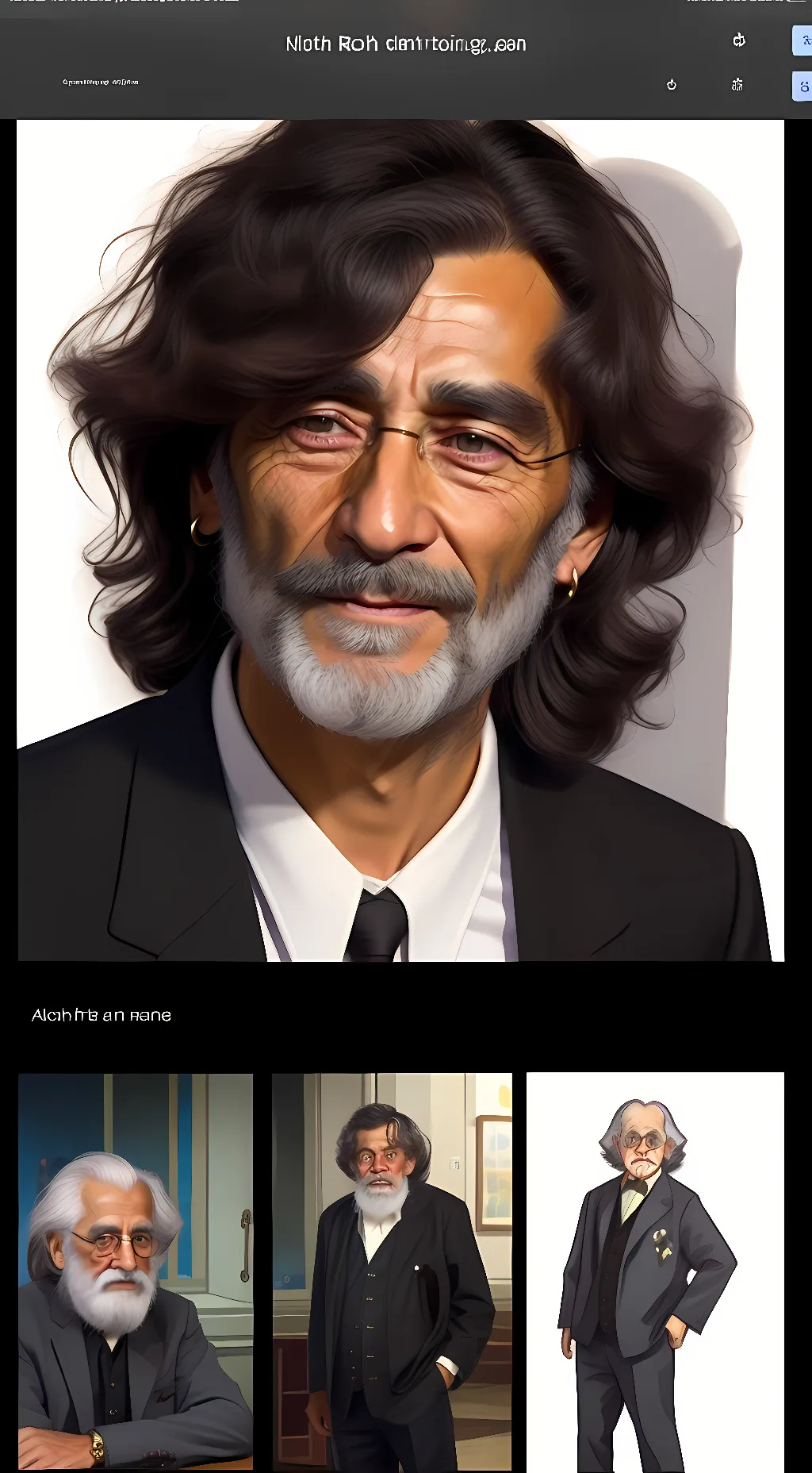 ai character: Simon petrikov background