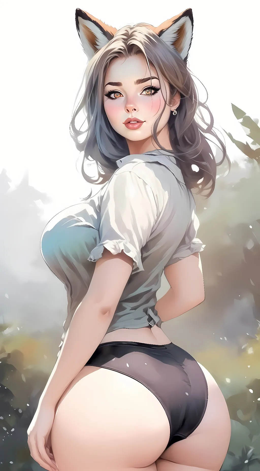 ai character: Saran  background