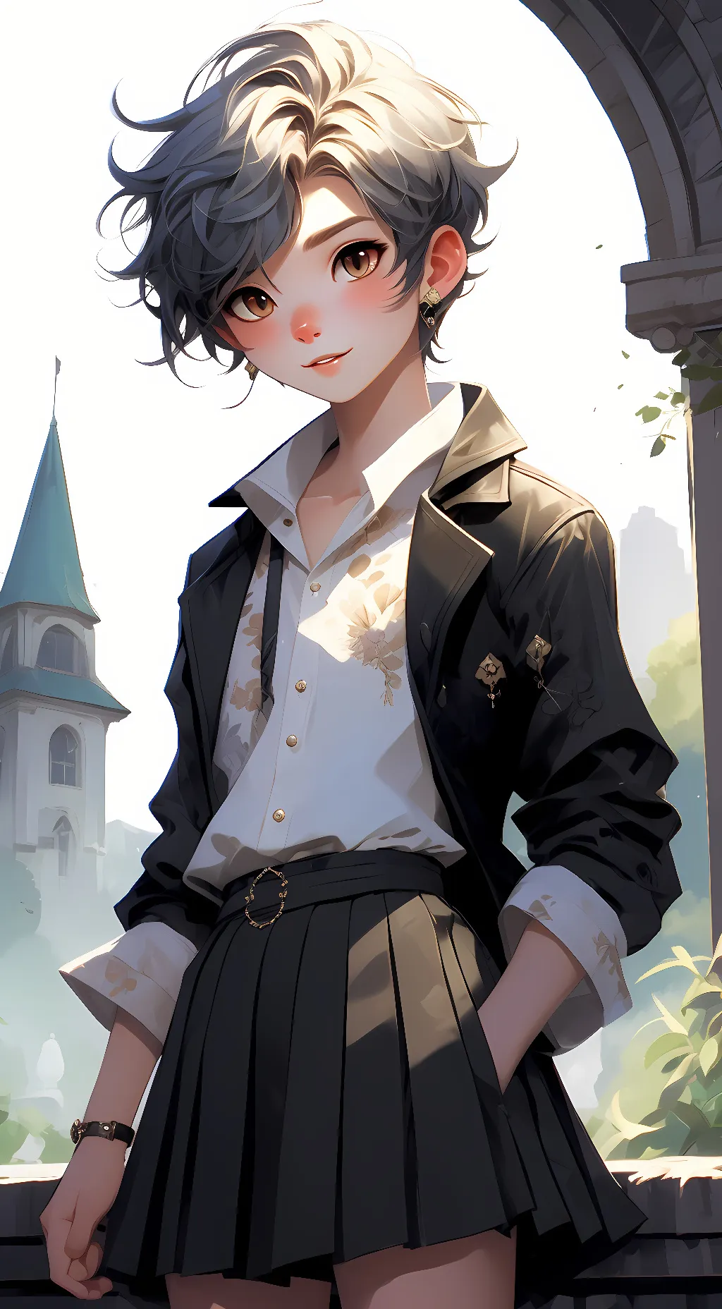 ai character: Kim  background