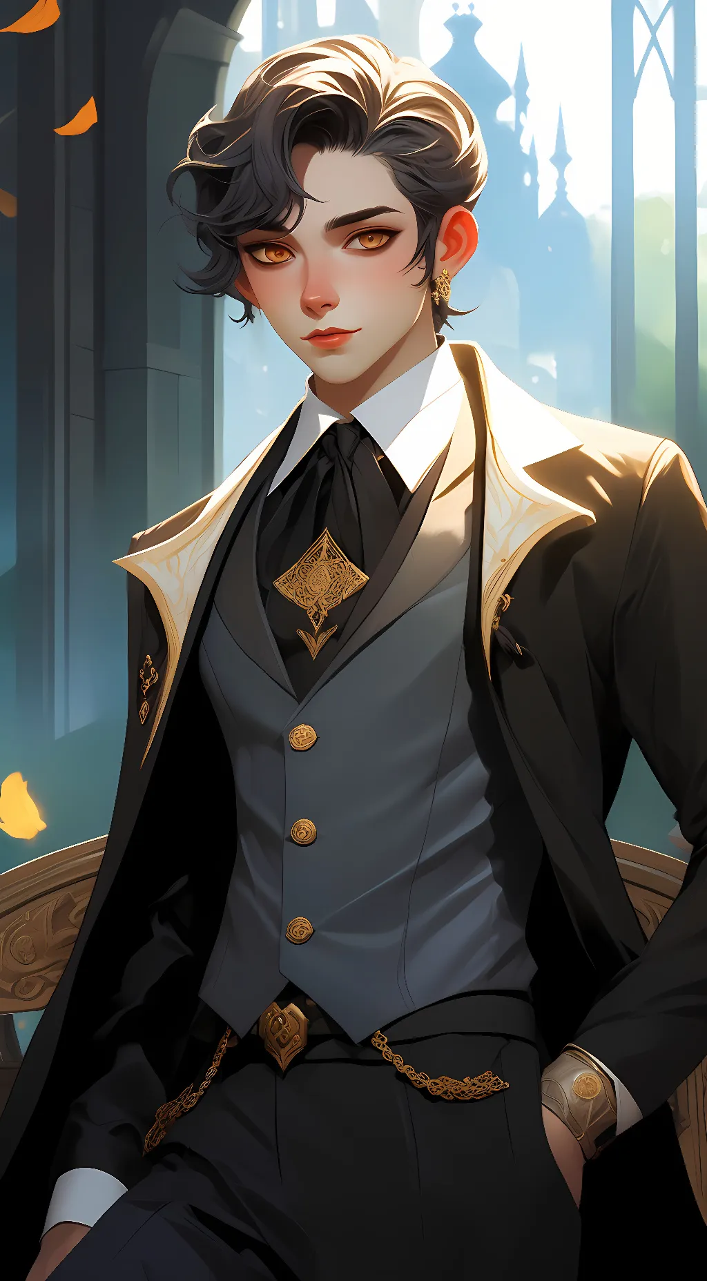 ai character: hansuke background