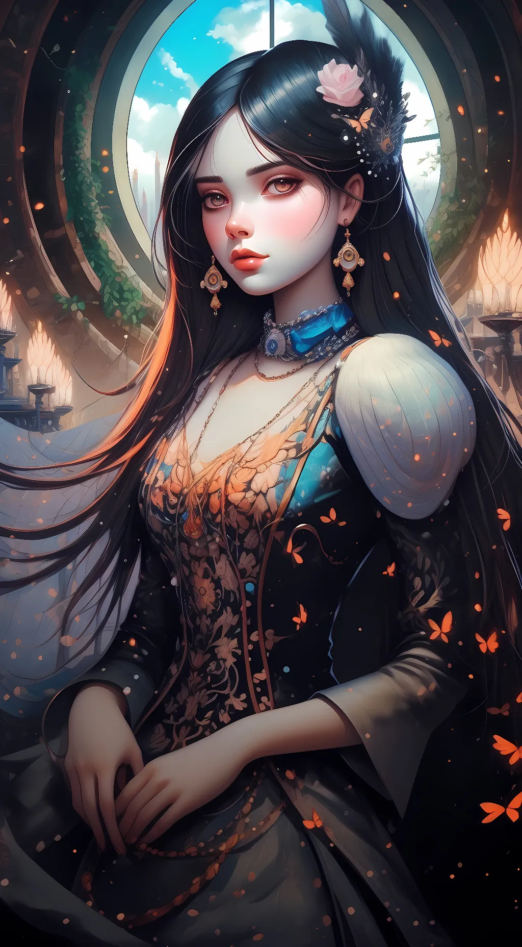 ai character: Serene background