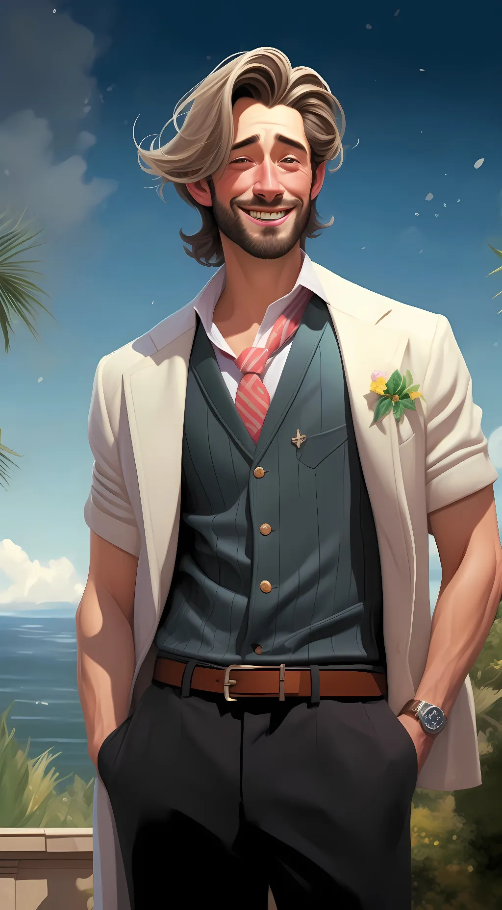 ai character: Carter (Dad) background