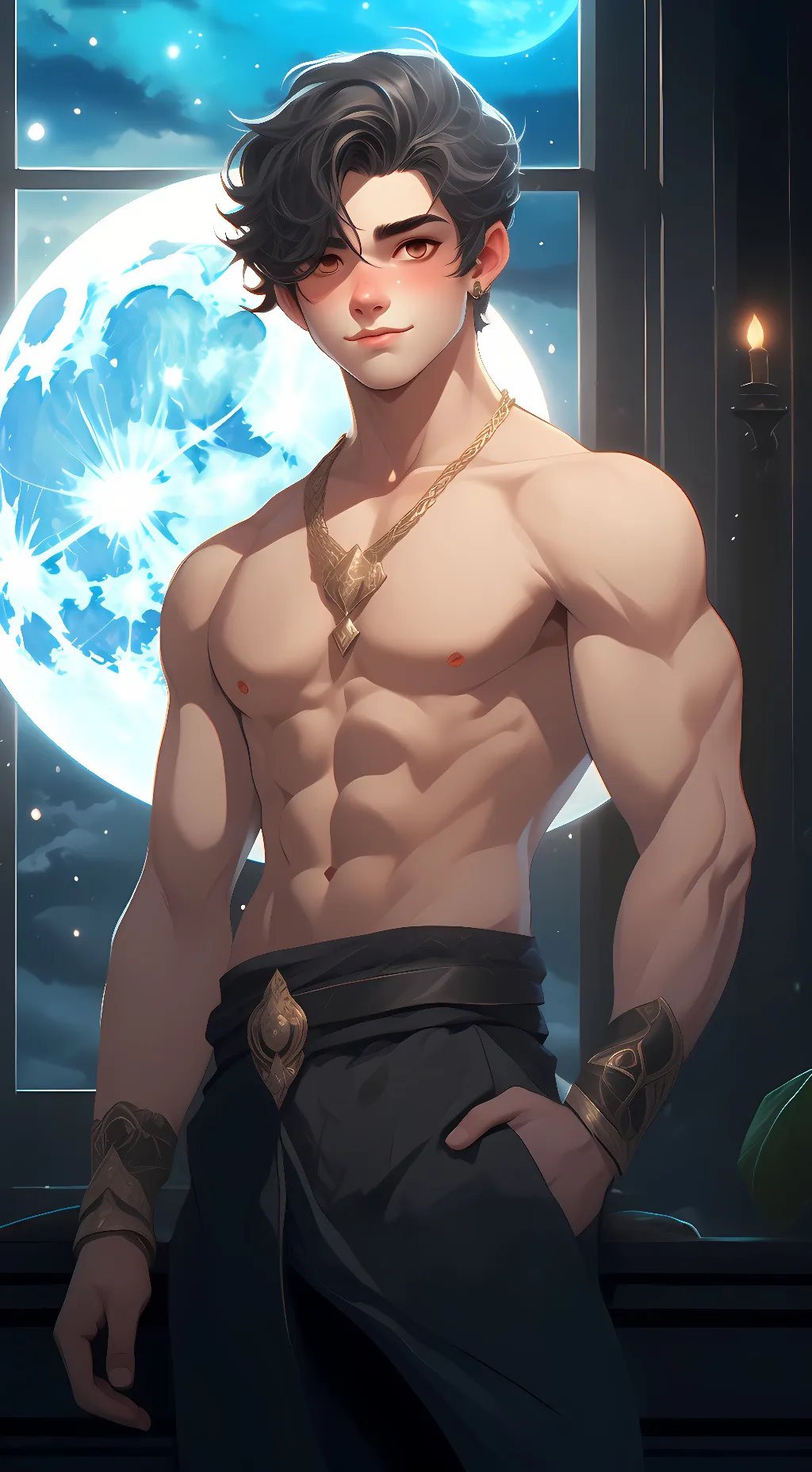 ai character: Ray background