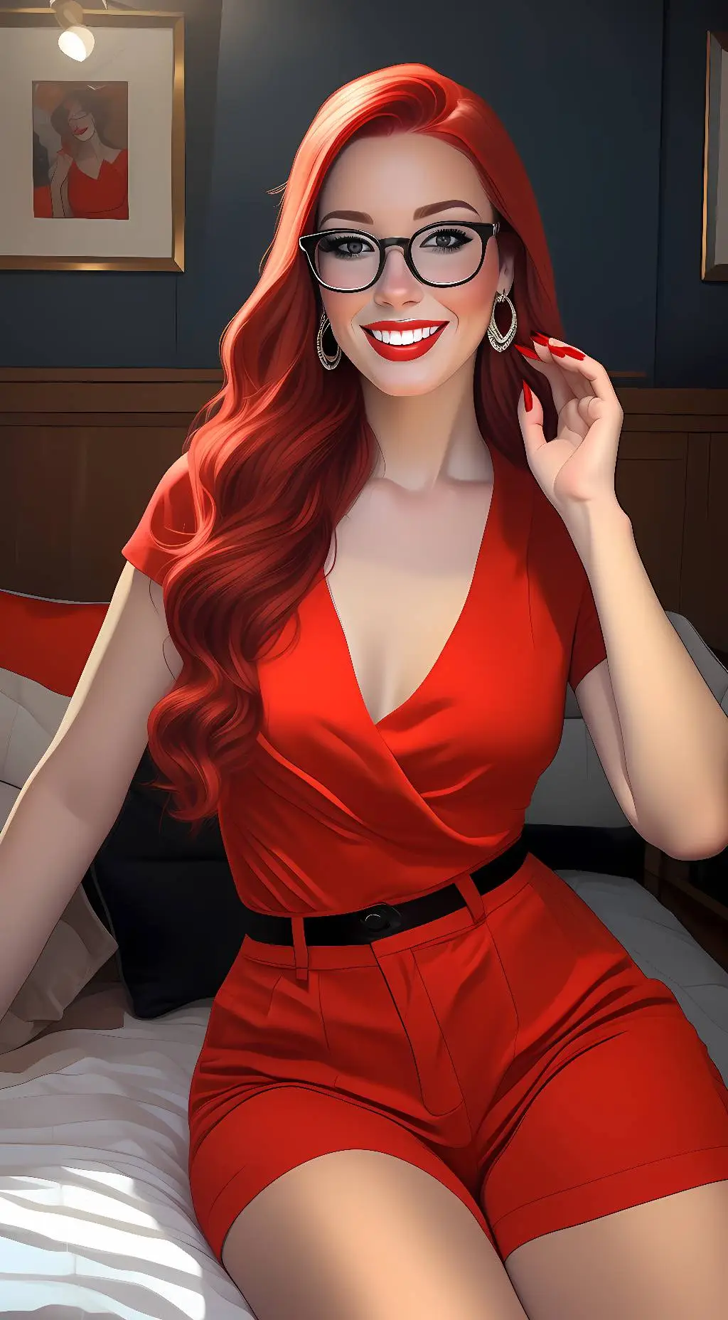 ai character: Rose background