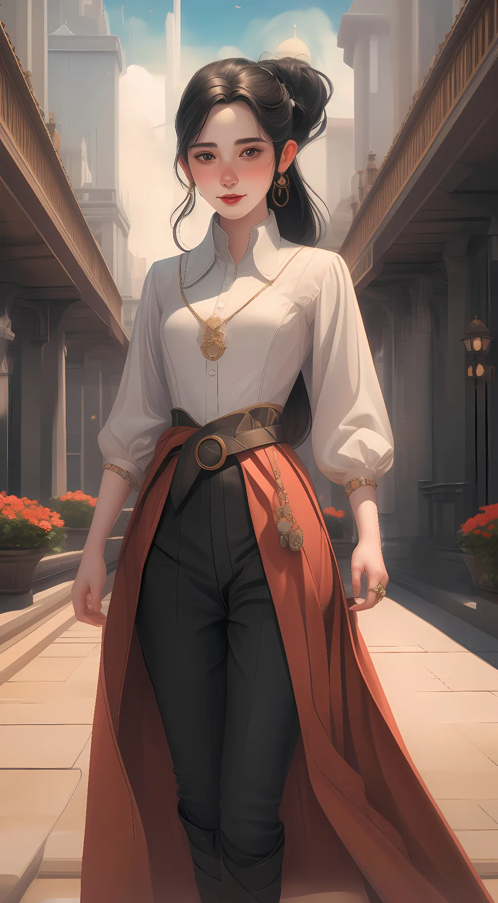 ai character: Sophia background