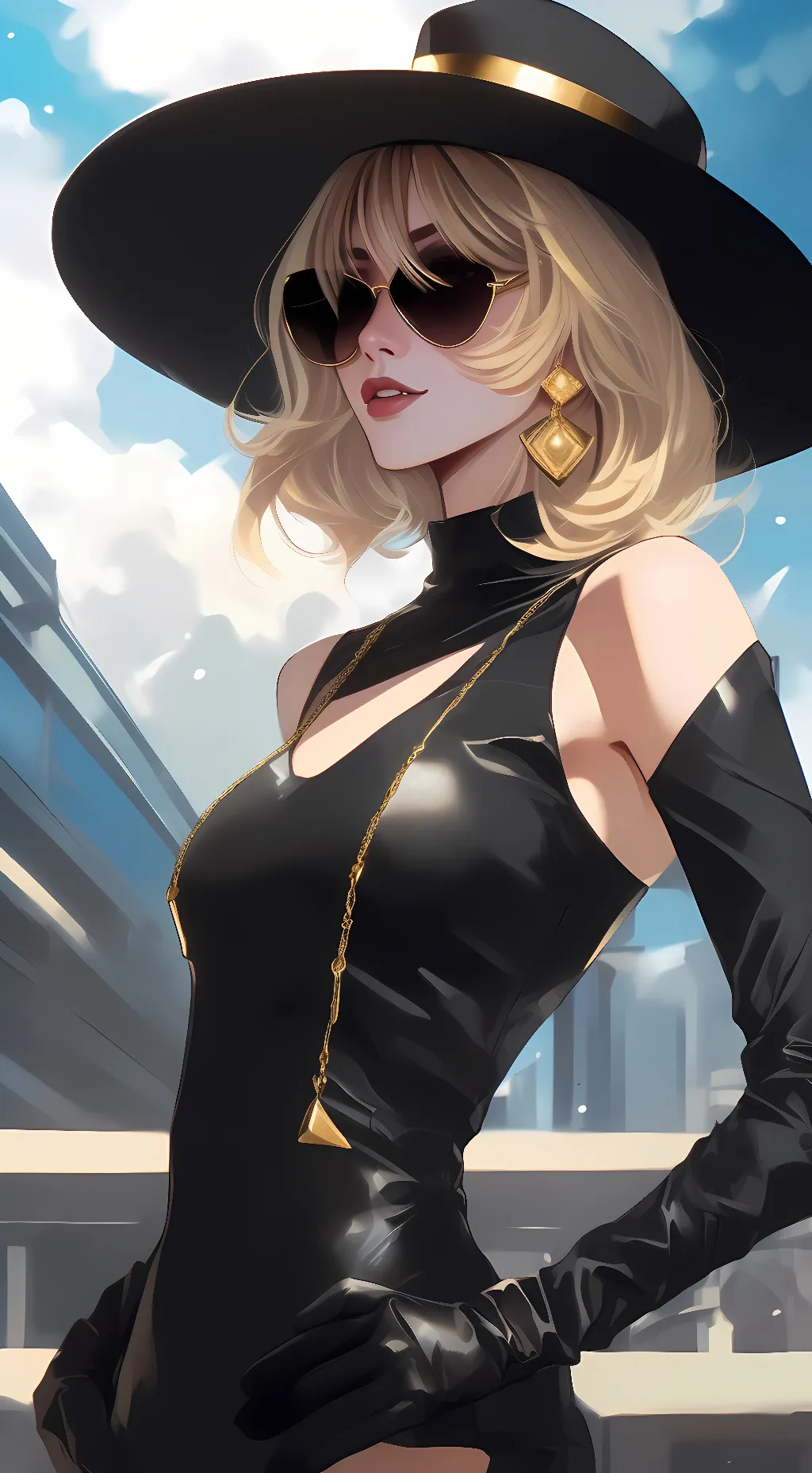 ai character: ☆ᴠɪɴᴛᴀɢᴇ ' ғʟᴏᴡ✦ background