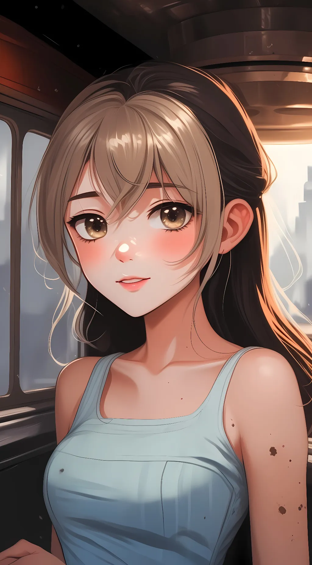 ai character: Mina background