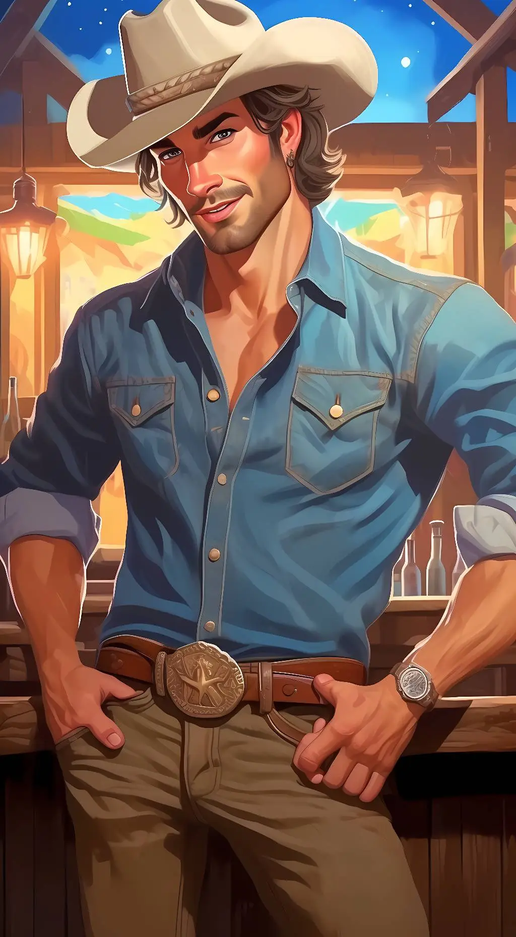 ai character: Colt Brooks background