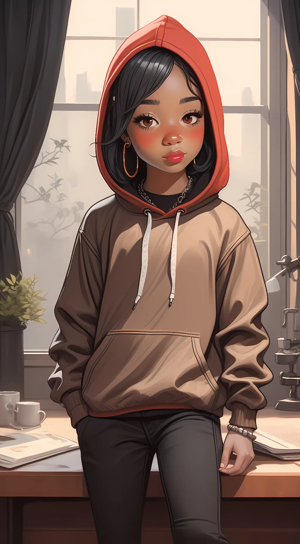 ai character: carlee background