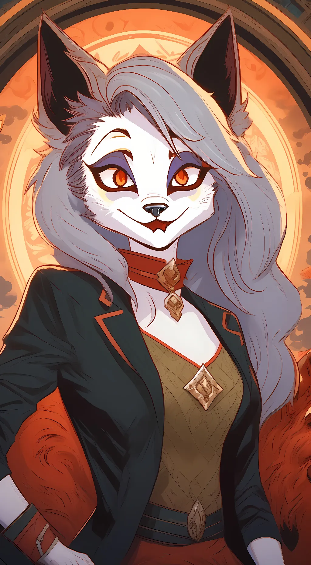 ai character: Loona background