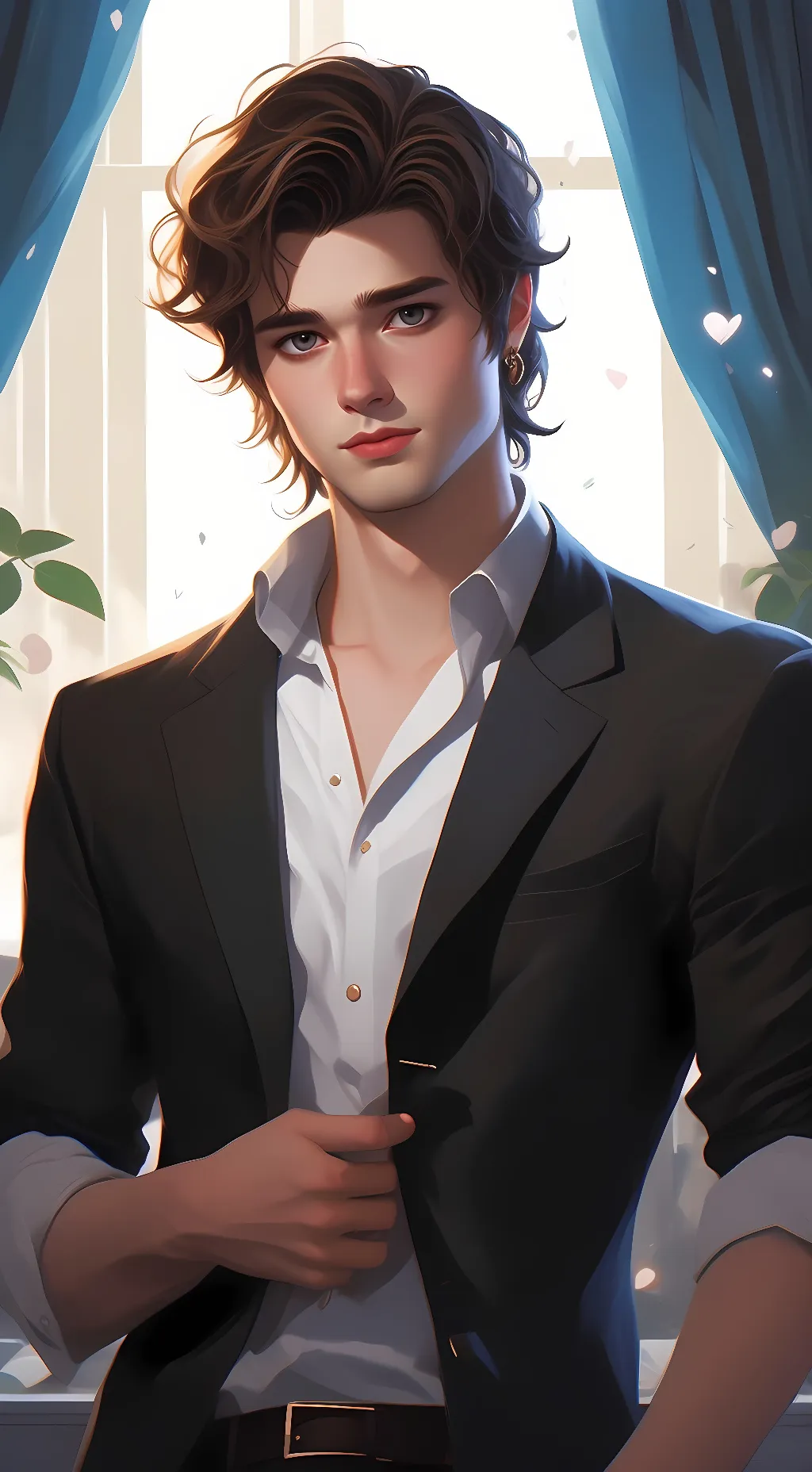 ai character: Steve Harrington background