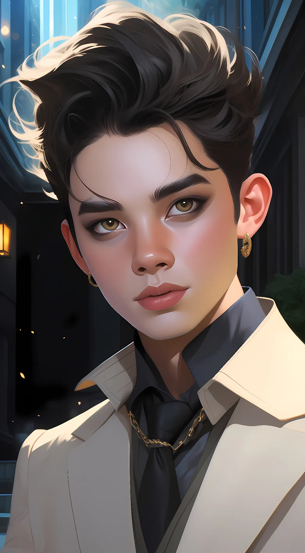 ai character: Rachel Green background