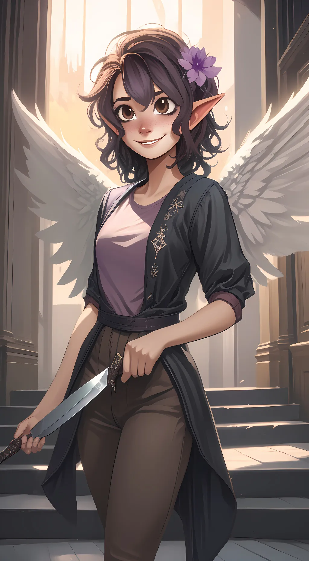 ai character: Invisible 2 background