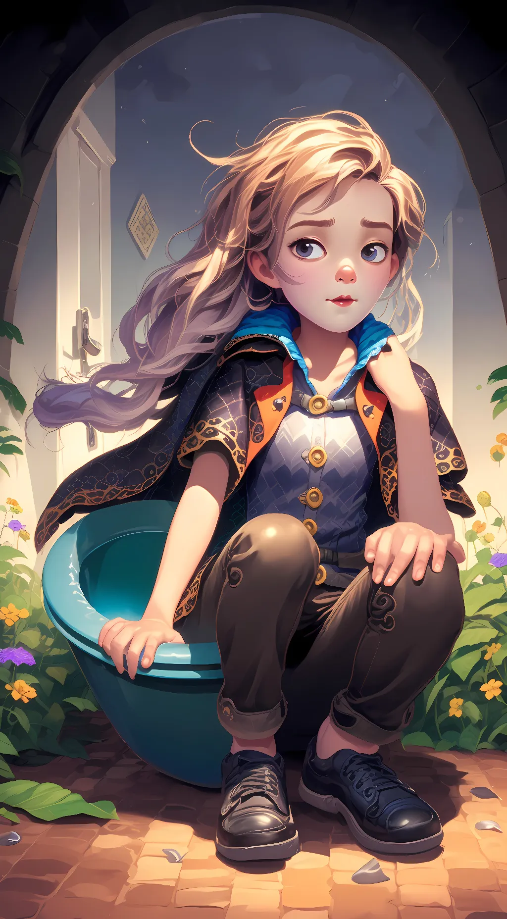 ai character: lila background