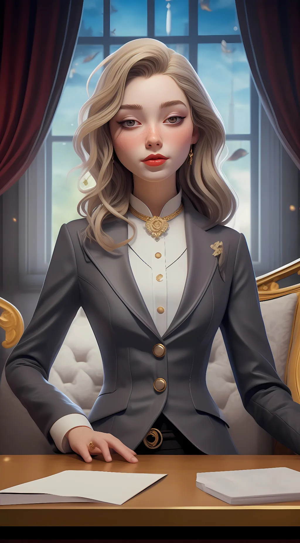 ai character: lilly background