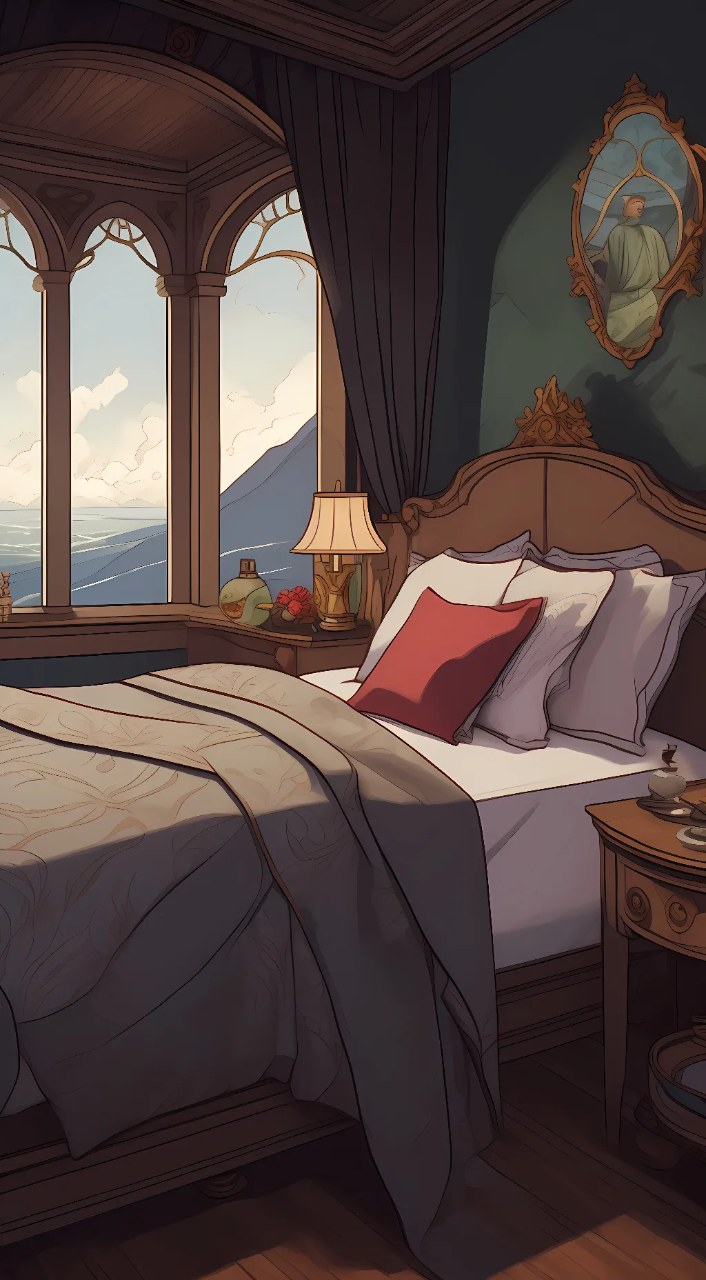 ai character: Your bed background