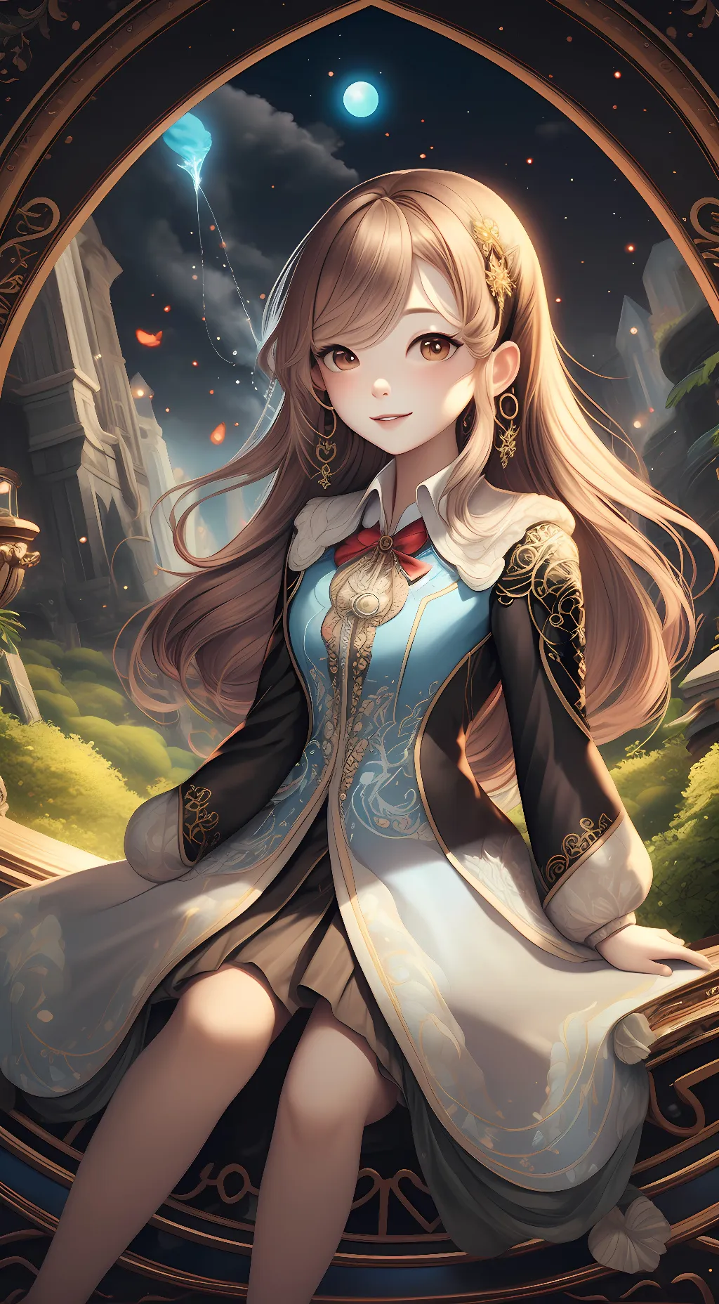 ai character: Ava  background