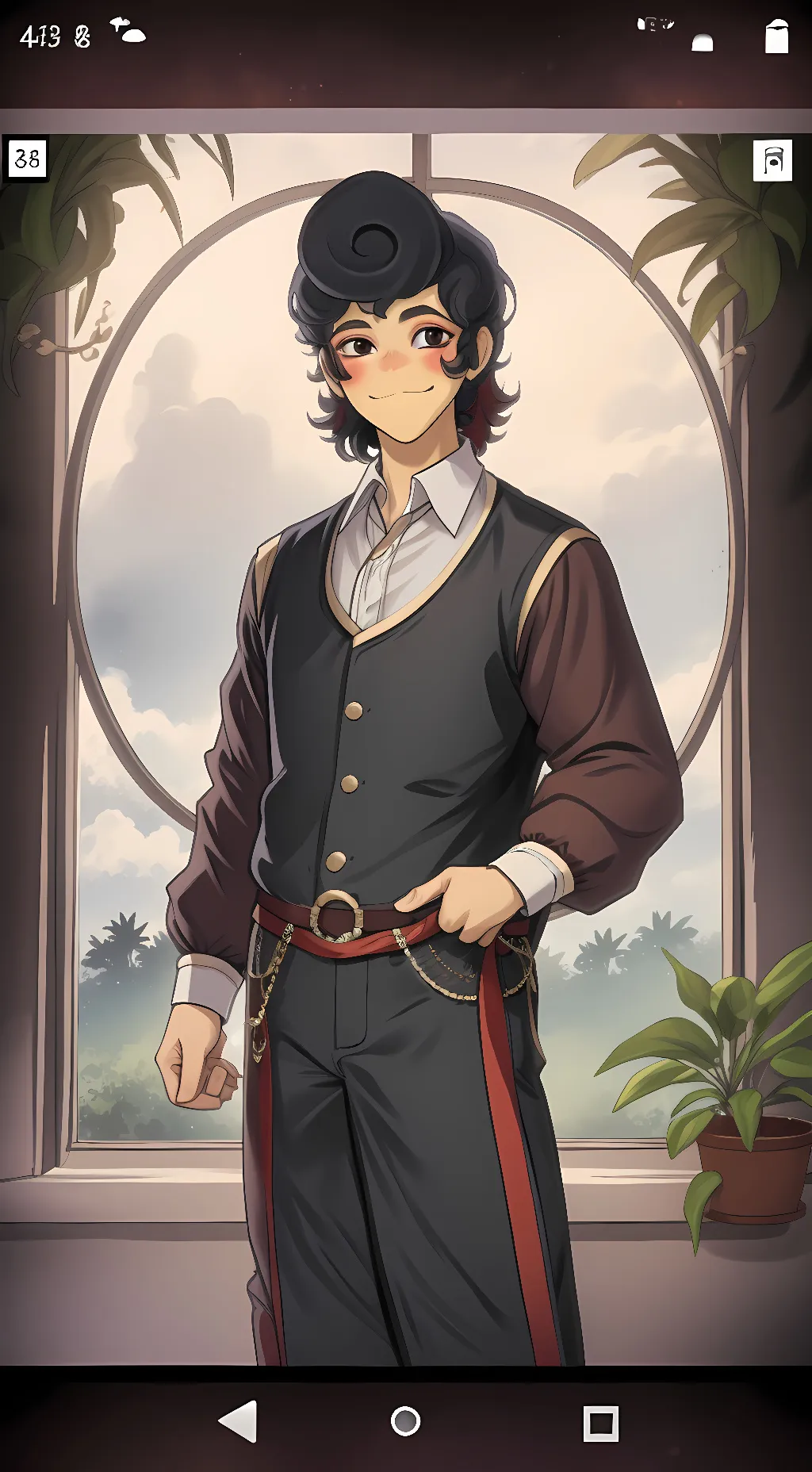 ai character: wally darling background