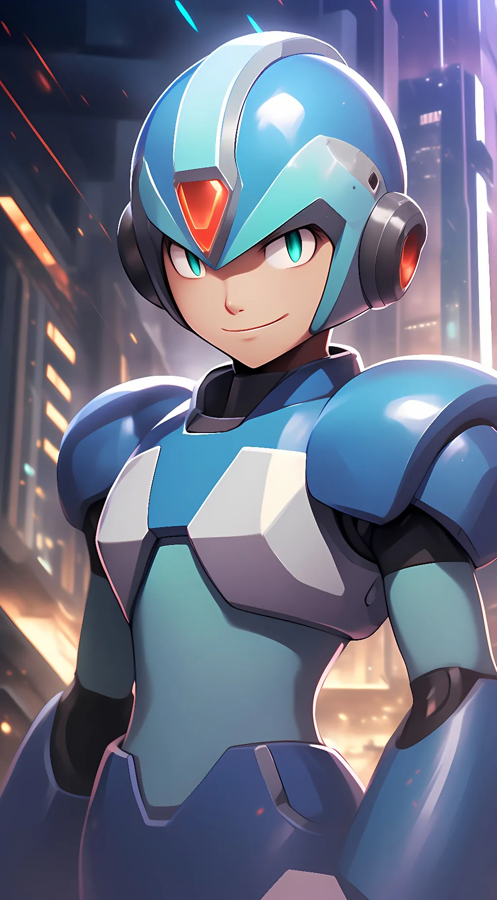 ai character: Mega Man X background
