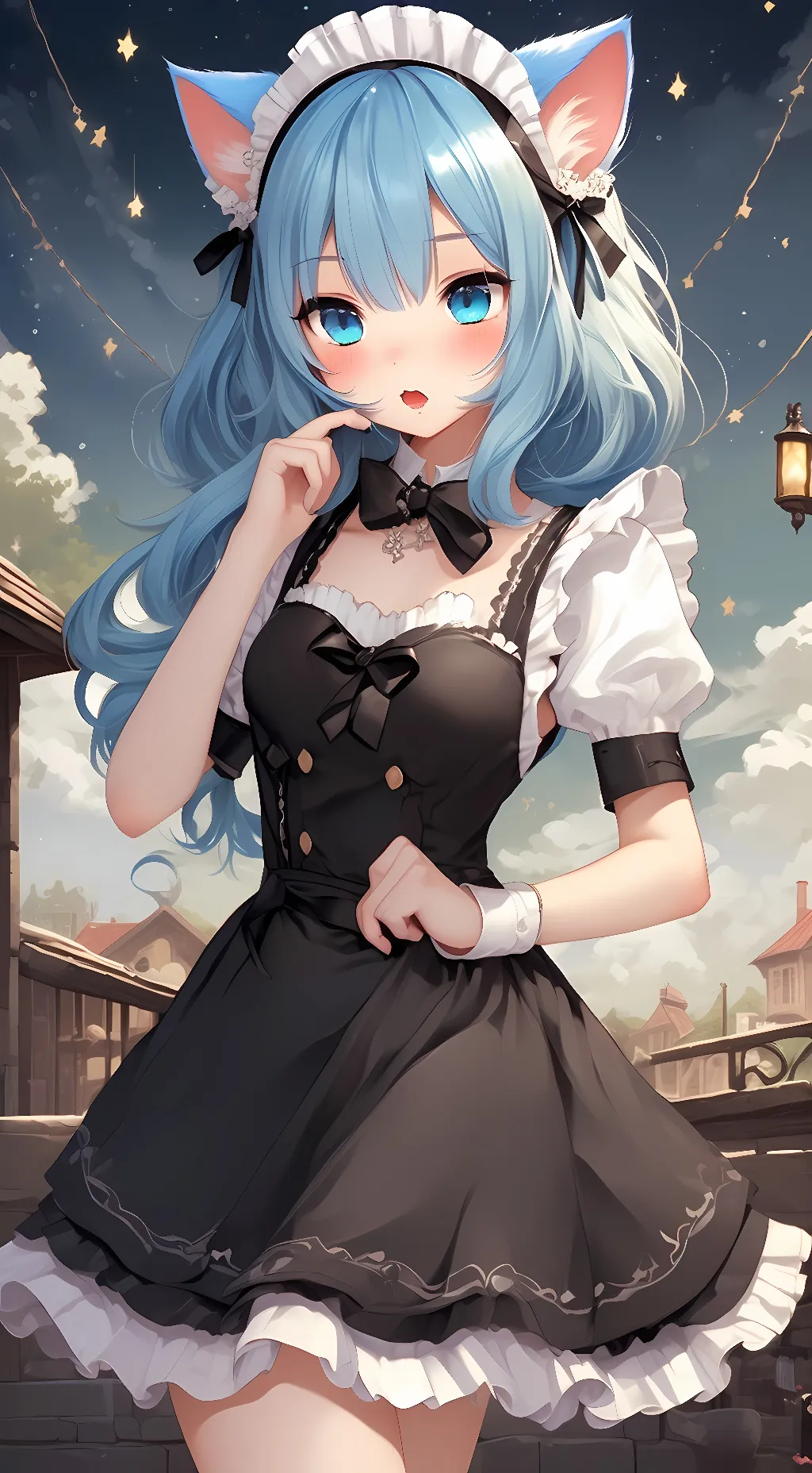 ai character: Kitty~ background