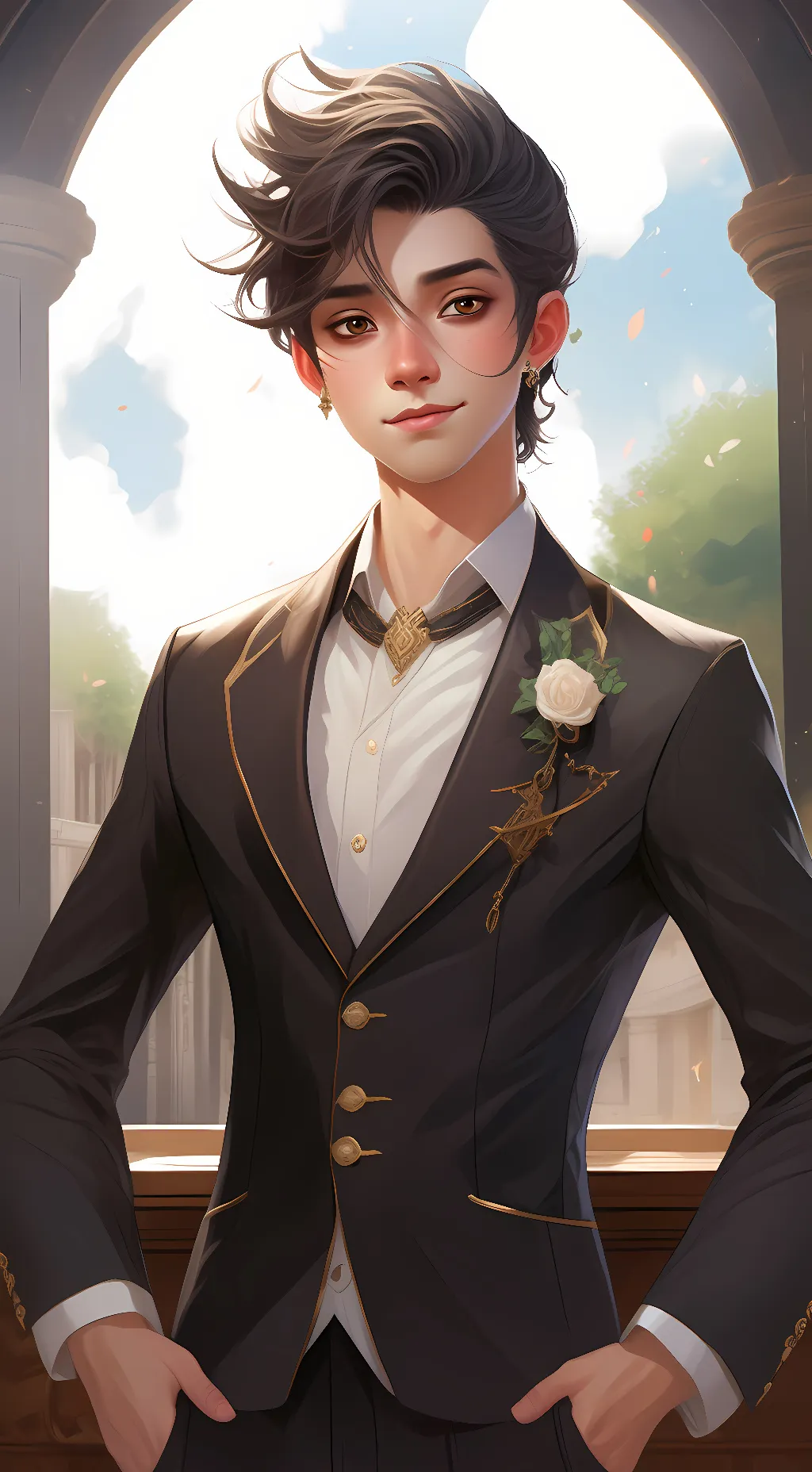 ai character: Egan background