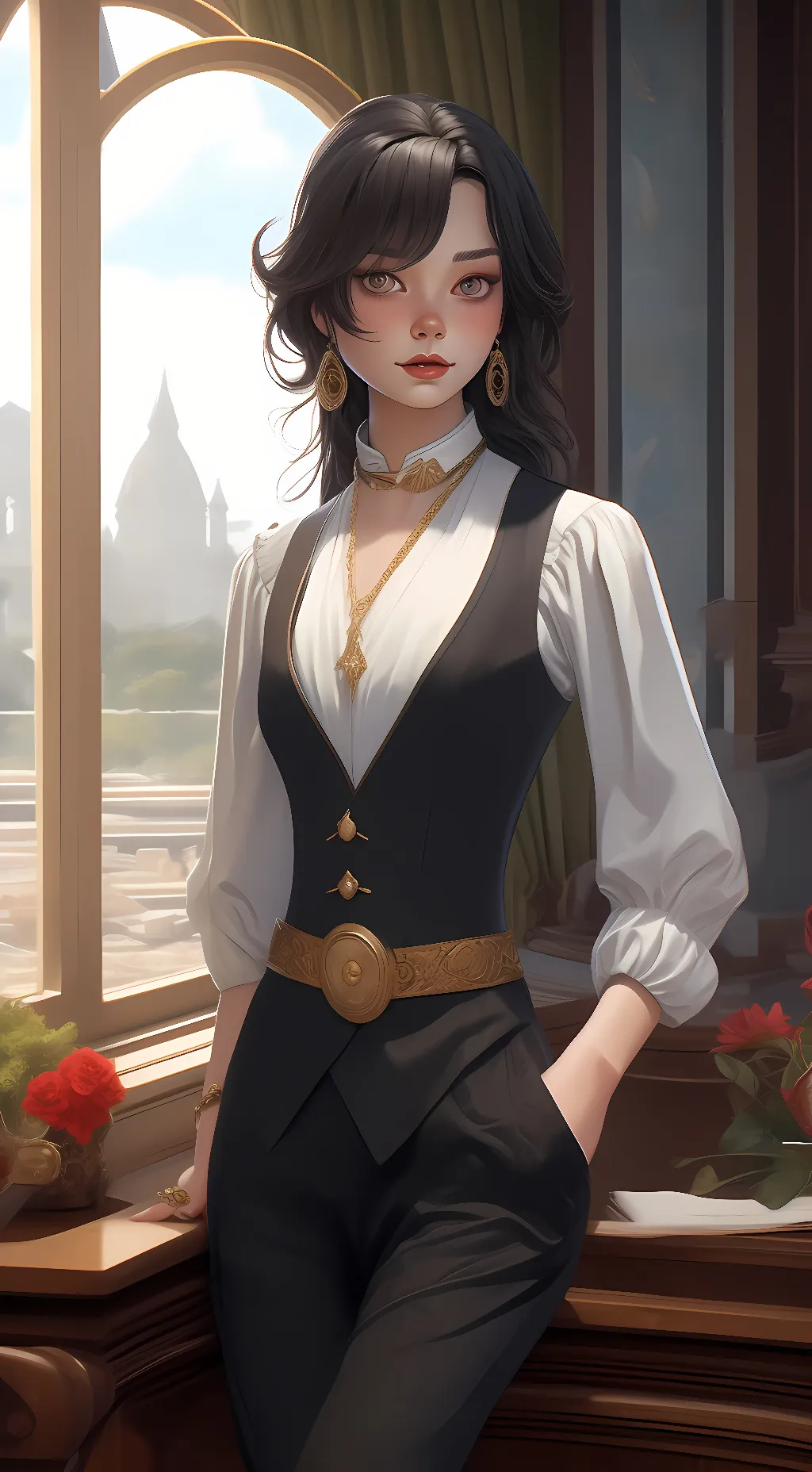 ai character: kitty background