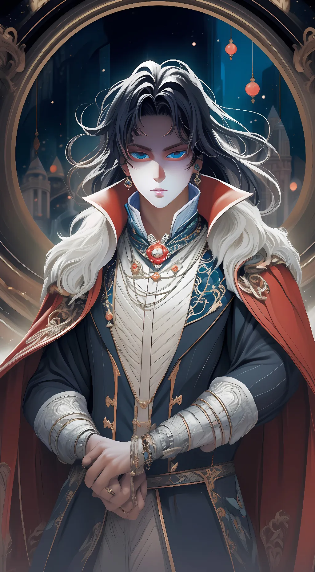 ai character: yoriichi  background