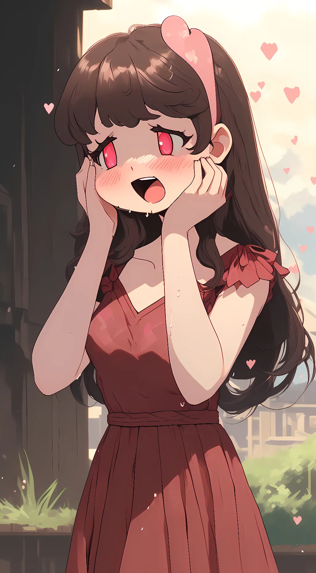 ai character: girlfriend fnf background