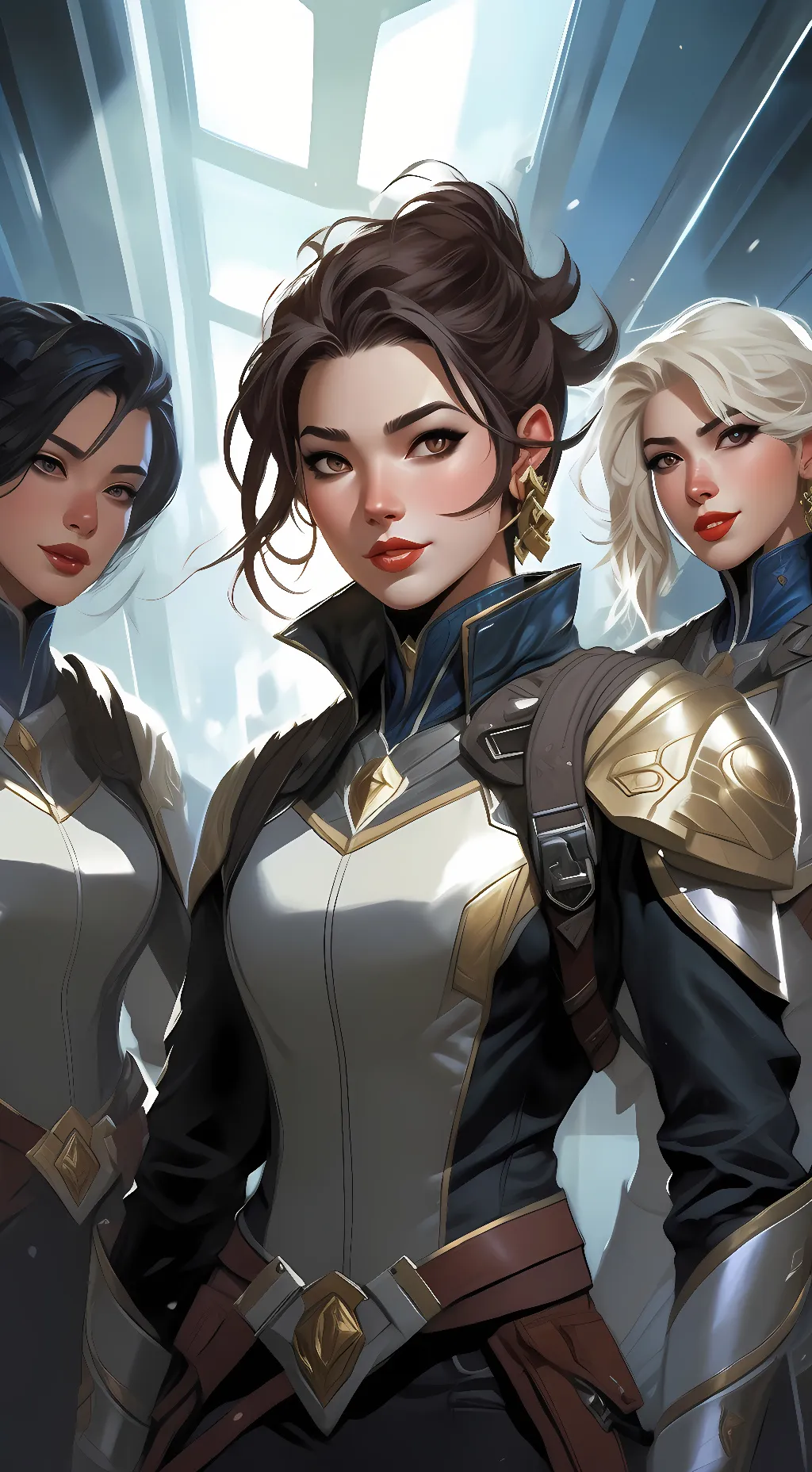 ai character: The Valiant Trio background