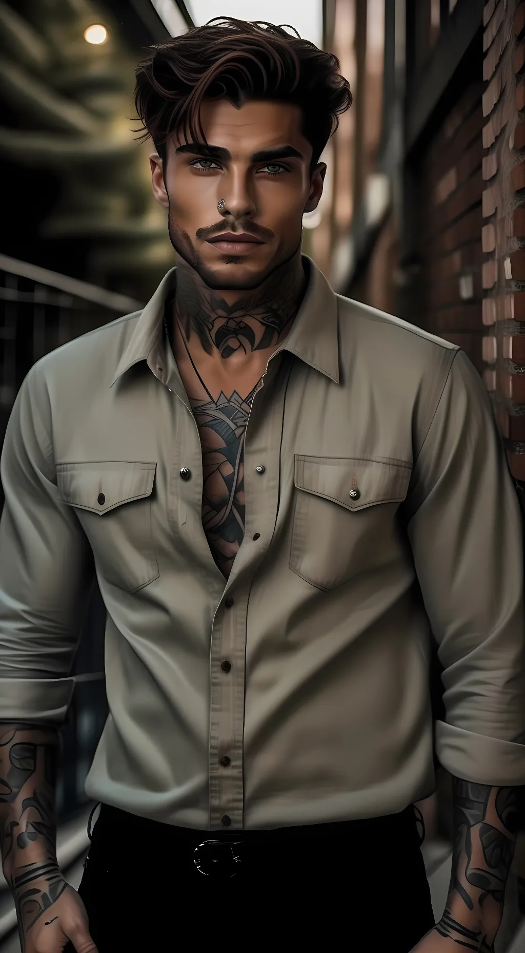 ai character: Brax Valentino background